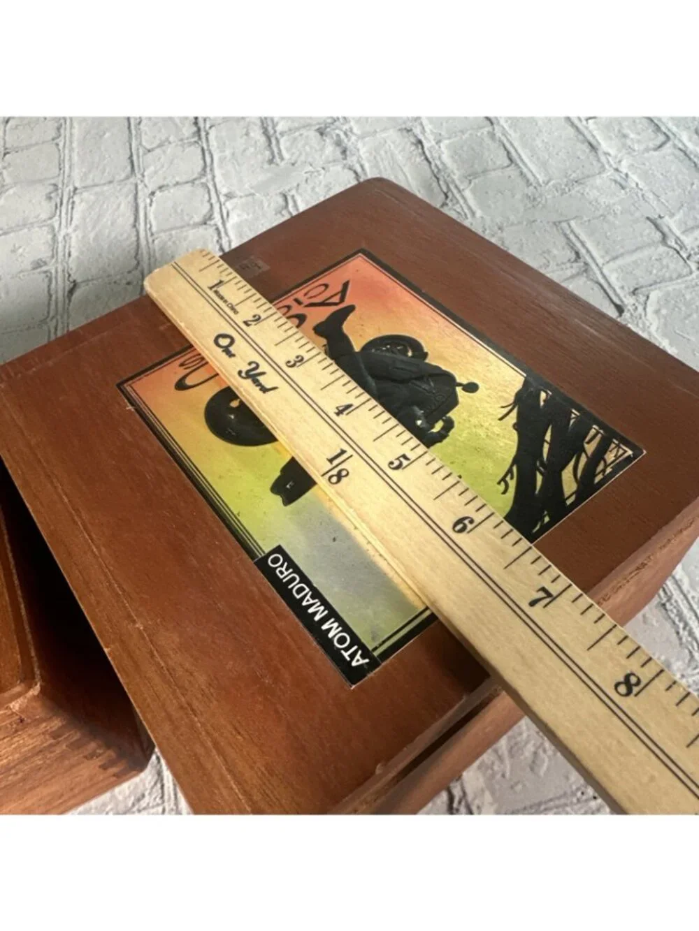 Acid EMPTY Cigar Box Lot Of 2 By Drew Estate Wood Crafts Storage Blondie & Atom